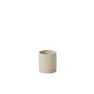Romey Pot with Saucer - 4.25" Neutral
