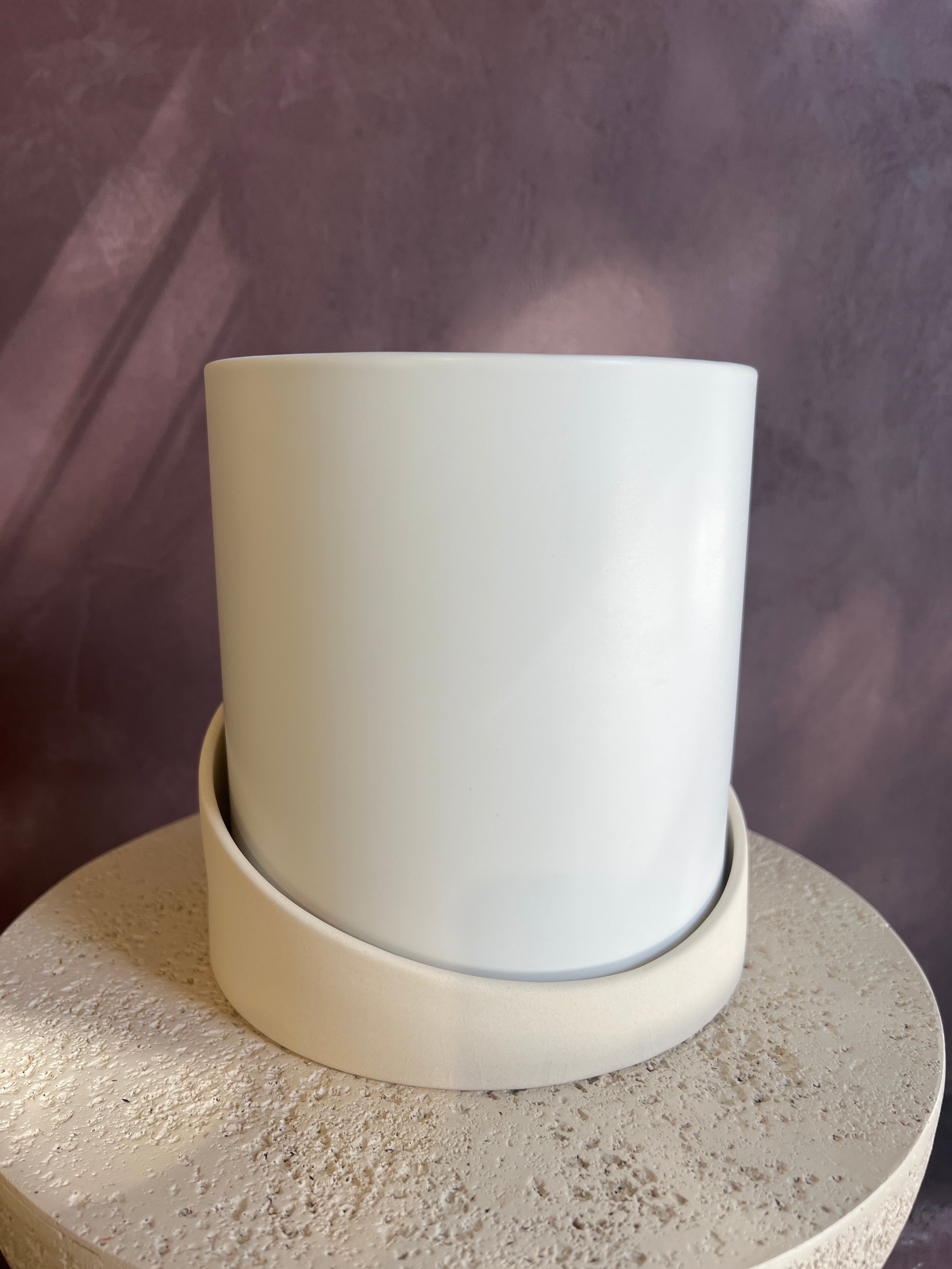 Brisbane Pot with Saucer 6.5”