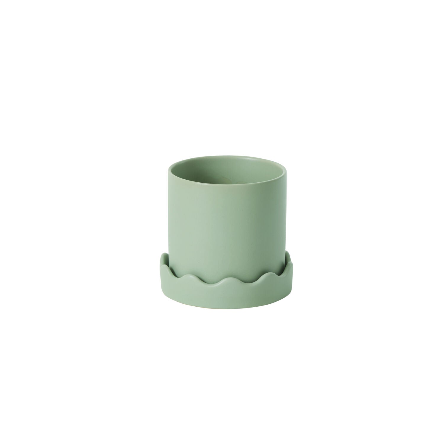 Pissaro Pot with Saucer - 5"