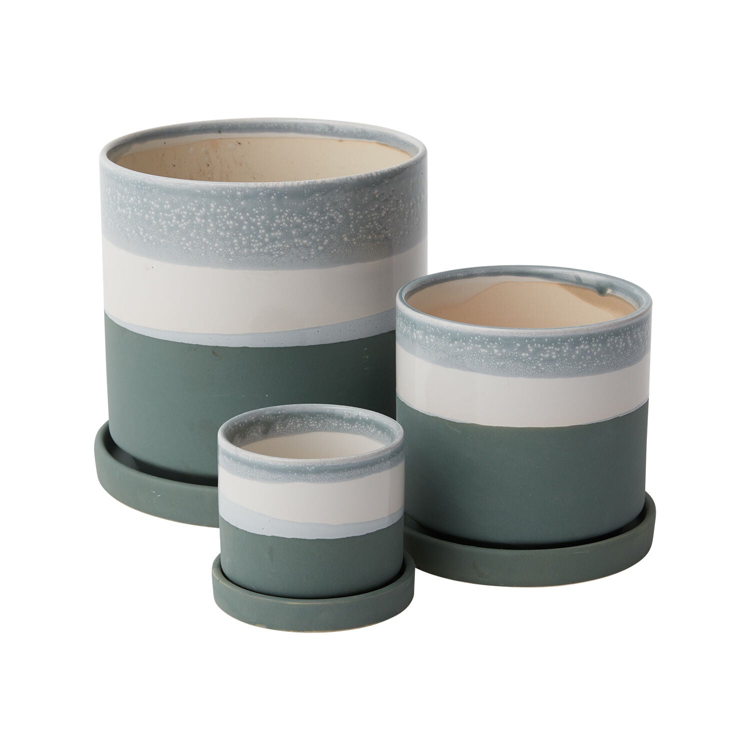 Greer Pot with Saucer - 6.5"