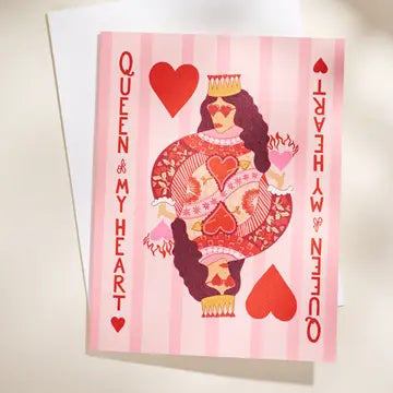 Card - Queen Hearts